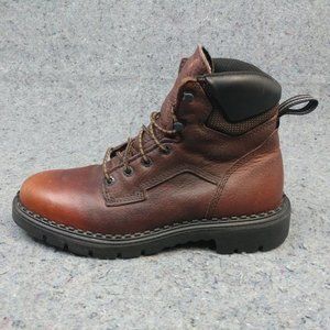 Red Wing Womens Boots Size 8.5 D Brown Leather Work Boot EH Soft Toe NO INSOLES